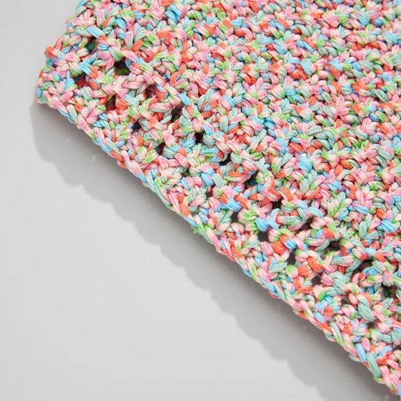 CHICJOC 100% Cotton Hand-Knitted Cardigan with Loro Piana Yarn size 38 - Picture 5 of 16